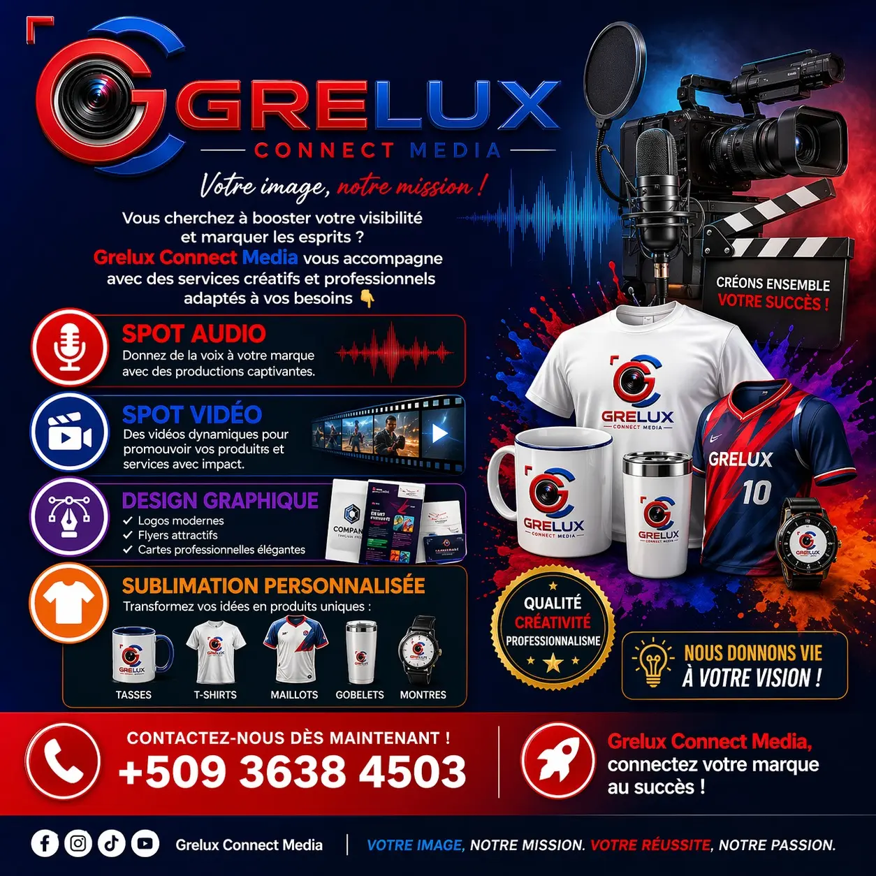 Spot Vidéo - GRELUX CONNECT MEDIA